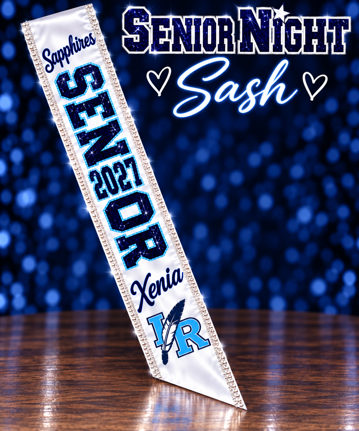 Senior Sapphire Sash IRH