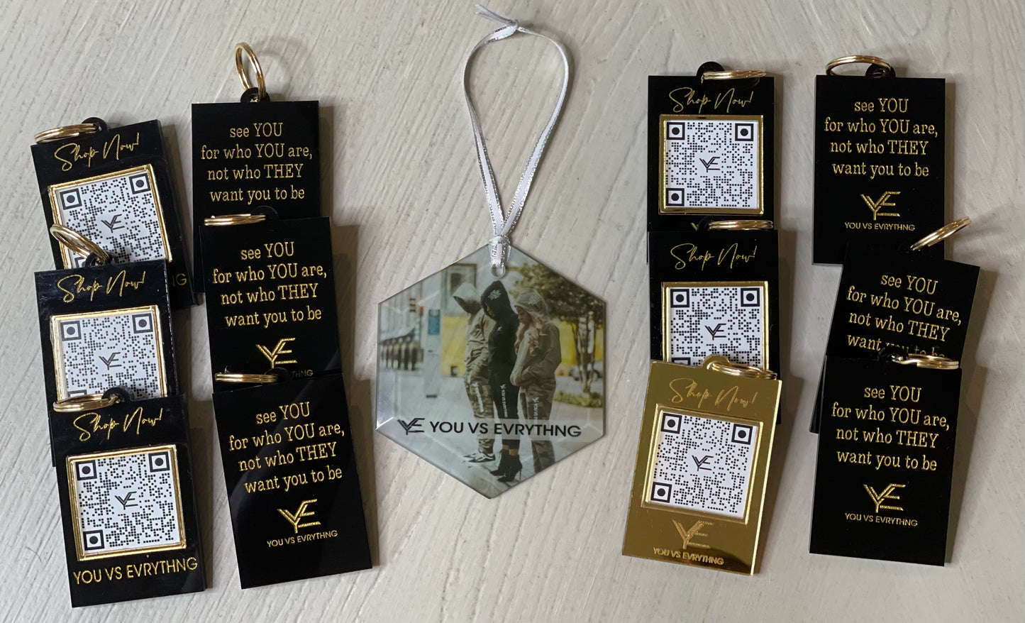 QR KEYCHAINS