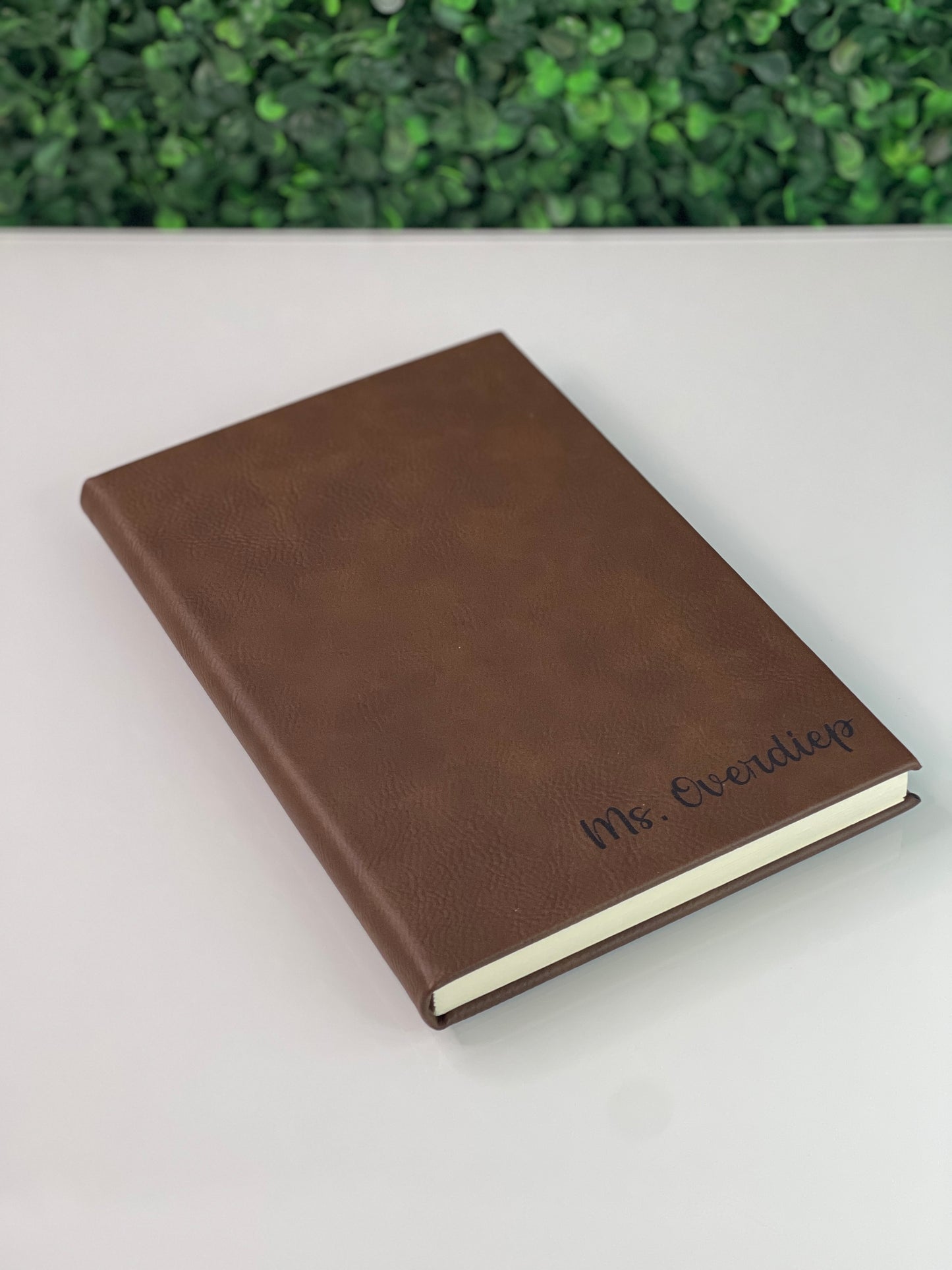 Personalized Vegan Leather Journal