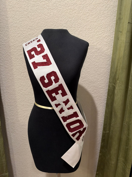 Senior Cheer Sash 26-27