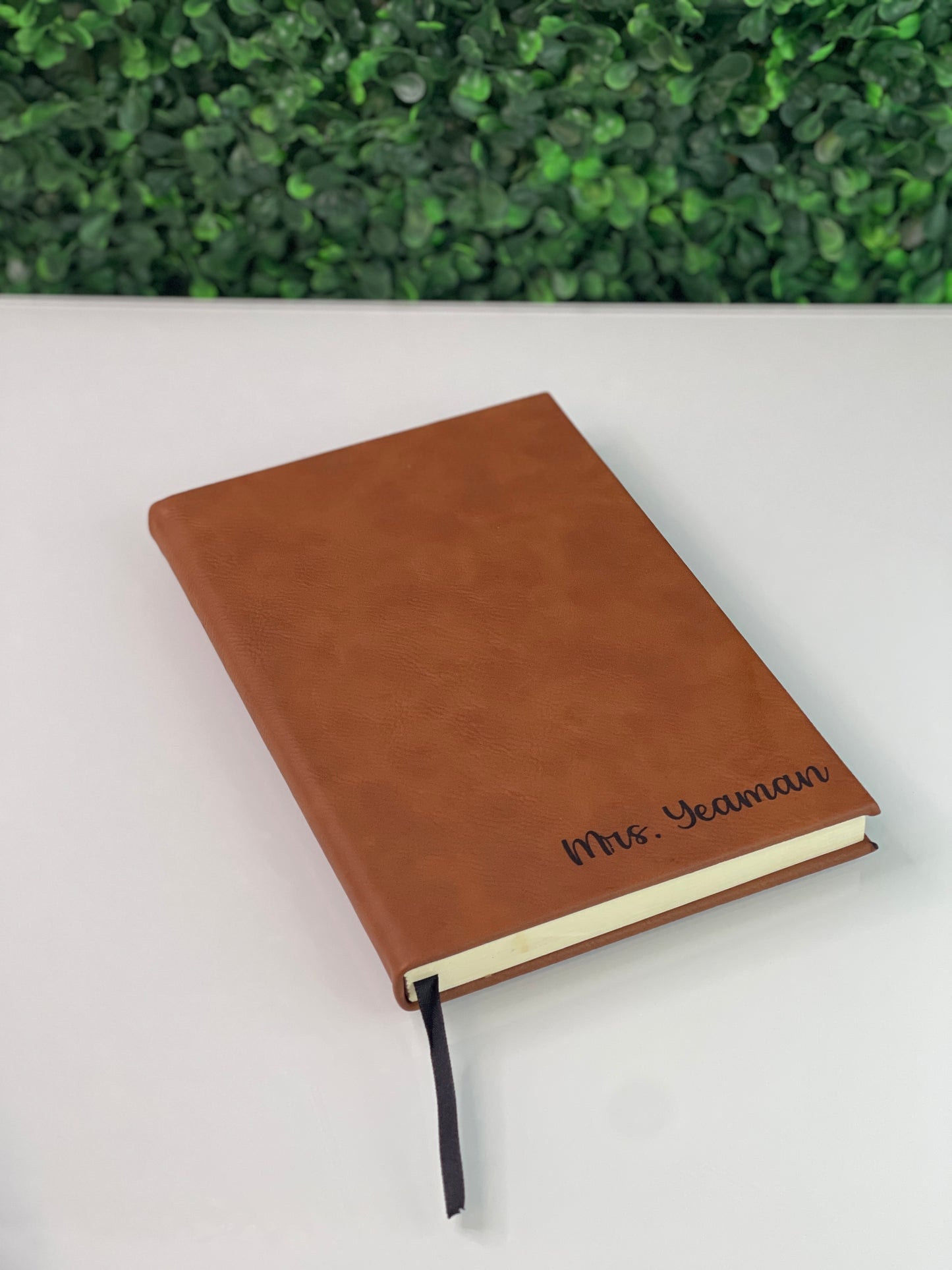 Personalized Vegan Leather Journal