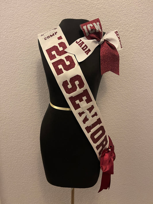 Senior Cheer Sash 2024-25